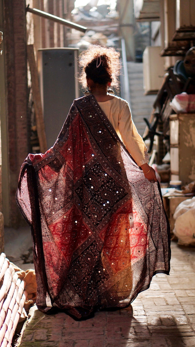 Tabbassum Ajrak Shawl