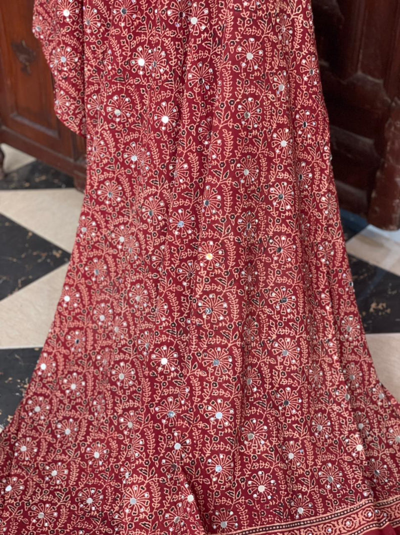 Wabasta ajrak Shawl