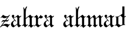 zahraahmadofficial
